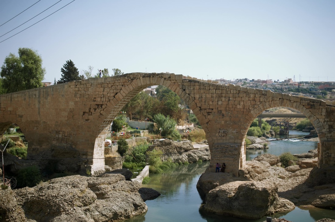 The Delal bridge over the Little Khabur river at Zakho